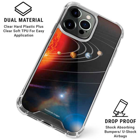StockTrek Solar System iPhone 16 Pro Clear Case